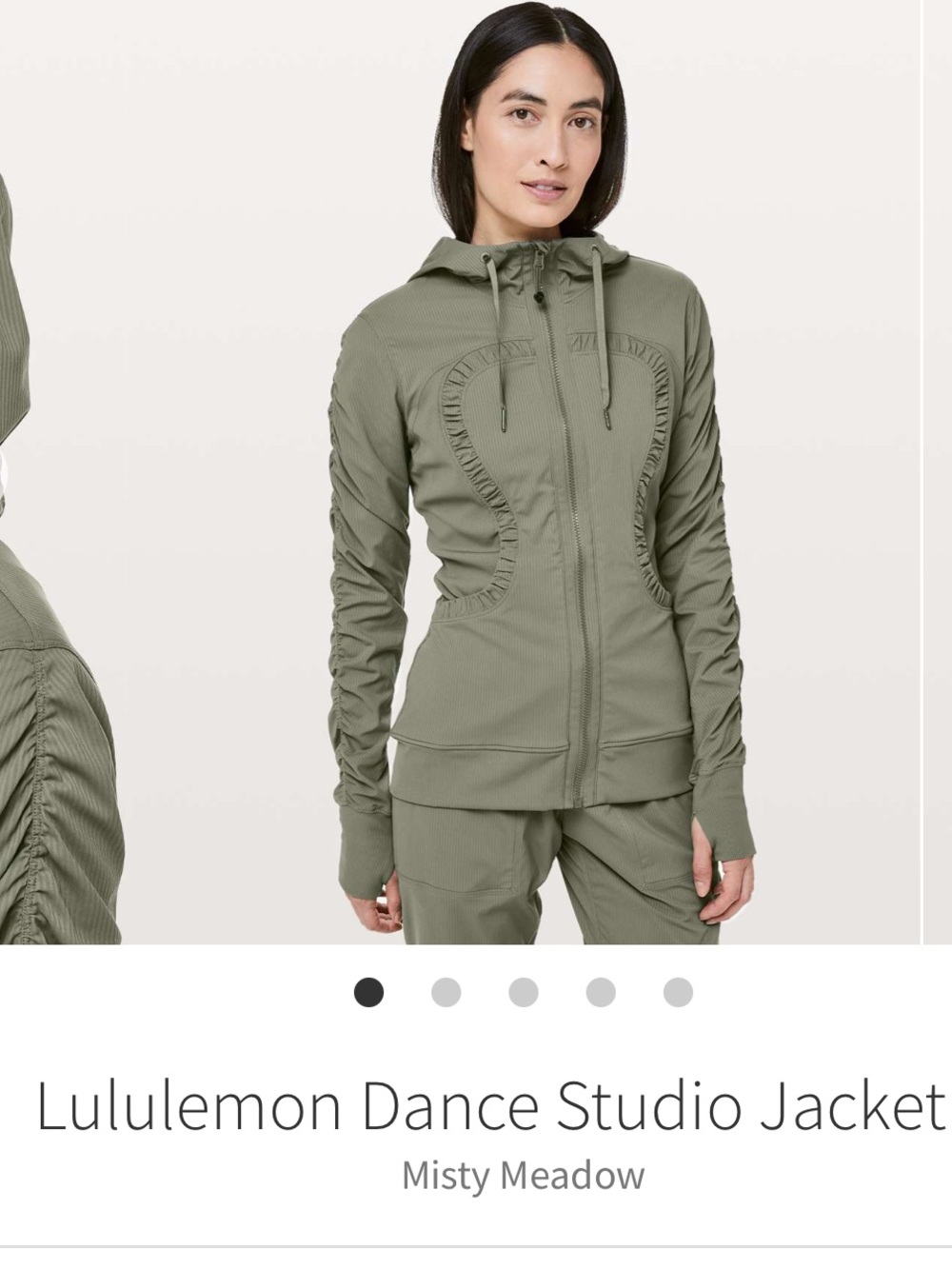 lululemon athletica Dance Studio Jacket III — Misty Meadow Green